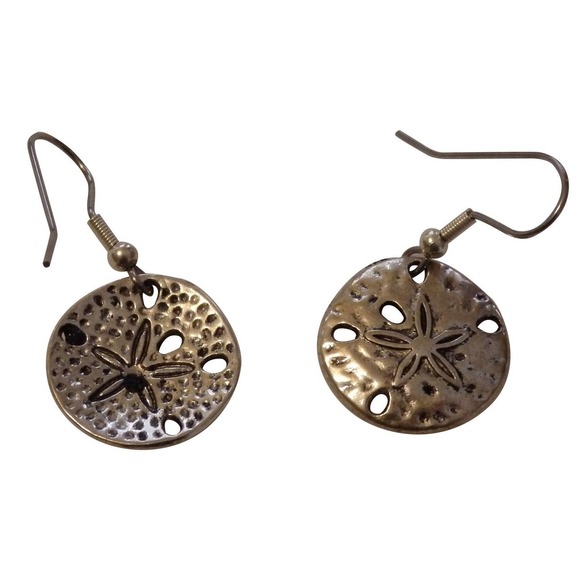 Sand Dollar Earrings 3046 - Picture 2 of 3